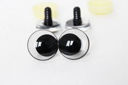 20pcs 12mm 14 16 18 20 25 30mm 3D Cartoon Clear toy safety strange eyes doll eyes with hard washer-size option 240222