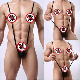 Men's Underwear Sexy Strap Adjustable G-String T Pants U Convex Pocket Design 211637