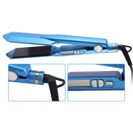 Irons Professional Hair Straightener Flat Iron 11/4 Nano Titanium 450F Temperature Hair Straightener and curler Wide Plate hair styler