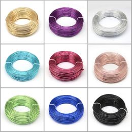 500g 0.6/1.2/1.5/2.0/3.0mm Aluminum Wire DIY Jewelry Component Accessories Finding Making Necklaces Bracelets Crafts Supplies 240220
