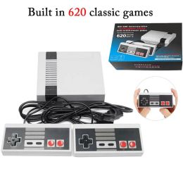 Consoles Video Game Console Portable Retro Mini TV Game Console Classic Handheld Game Sticks 8 Bit Built in 620 Games Wireless Gamepads