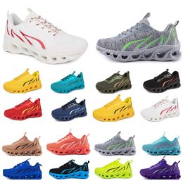 Men Shoes Sports Spring Fashion Running Women Women Sneakers adequados Lazer Lace Up Color Black Blocking Antiskid Big Size Gai Wo