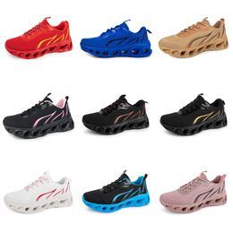 2024 men women nine running shoes GAI triple black Brown navy blue light yellow mens trainers sports Lightweight Walking shoes