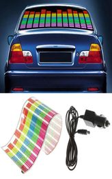 Car Sticker Music Rhythm LED Flash Light Lamp Sound Activated Equaliser Car Light Accessories Car Styling3348794