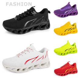 men women running shoes Black White Red Blue Yellow Neon Green Grey mens trainers sports outdoor sneakers szie 38-45 GAI color57