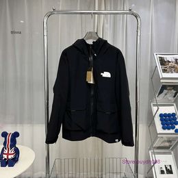 Men's Face Jacket Designer Hoodie Tech Nylon Waterproof Zipper Jackets High Quality Lightweight Outdoor Sports Coats Imaxbrand