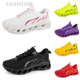 men women running shoes Black White Red Blue Yellow Neon Green Grey mens trainers sports outdoor sneakers szie 38-45 GAI color70