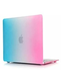 Dazzle Color Matte Hard Rubberized Case Cover Protector für MacBook Air Pro mit Retina 12 13 15 Zoll Laptop Crystal Colorful Rain8680984