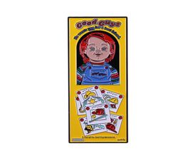 Good Guys Chucky Props Box Enamel Pin Horror Kids Play Doll Brooch Briefcase Badge Backpack Pin Halloween Jewelry Gift1164306