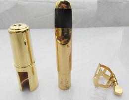 Yanagizawa New Quality Professional Tenor Soprano Alto Saxophone Metal Mouthpiece Gold Lacquer NO 59 Mouthpiece Sax6698665