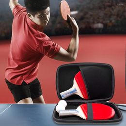 Outdoor Bags Table Tennis Bat Case With Soft Inner Pong Hard Shell Accessories Anti Leakage For Sports Lovers