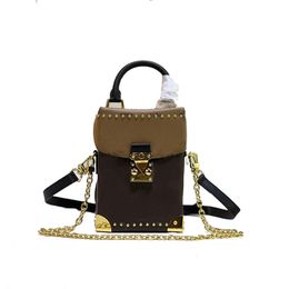 Top phone bag mens designer shoulder bags woman luxury mini handbag hard box bag high quality brand crossbody bags fashion women small purses emboss cute wallet