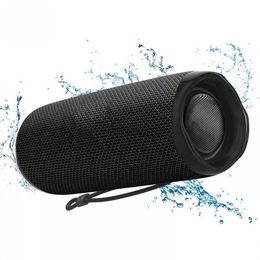 Portable Speakers Portable Speakers 6 Wireless Bluetooth Waterproof Stereo Bass Music Track Tweeter IPX7 Outdoor Travel Party Y2212 240304