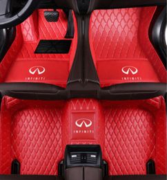 Fit For INFINITI Q50 Q60 Q70LQX60 leather Car Floor Mats Waterproof Mat20142020 Nontoxic tasteless and easy to clean2929466