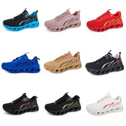 men running shoes women GAI white black navy blue light Brown mens trainers sports purple Breathable Walking shoes Six trendings trendings