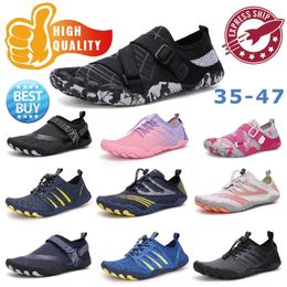 Womens Mens Quick-dry Breath Waters Shoes Beach Sneakers Socks Non-Slip-Sneaker Swimming pool Casual GAI soft comfortable Athletic Shoes unisex pink blue