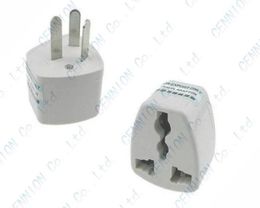 UK US EU Universal to AU AC Power Plug Adapter Travel 3 pin Converter Australia 100pcslot6210299