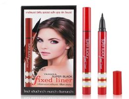 YANQINA NEW Black Long Lasting Liquid Eyeliner Pencil Waterproof SmudgeProof Cosmetic Beauty Makeup Brush Eyeliner Gel Pen5528596