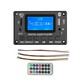 Speakers BluetoothCompatible Digital Audio Decoder Board FM Radio Lyrics MP3 Player Class D Stereo DIY Speaker USB Calls LCD MP3 Module