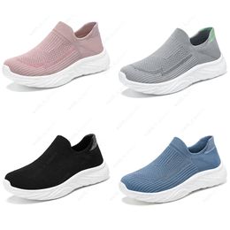 New Sports 2024 Women Leisure Running Sole Lazy Korean Edition Trend Flying Weaving One Step Single Shoes GAI 060 XJ 56547