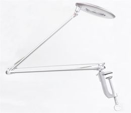 LED 8X Magnifier Lamp Swivel Arm Clipon Table desk Light repair cosmetology Clamp Beauty Skincare Manicure Glass Lens Tattoo C103860402