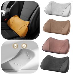 Car Seat Covers For Porsche Mercedes-Benz Maybach Same Suede Memory Foam Lumbar Pillow Cushion Interior Headrest Accessory