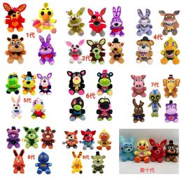 Cinque notti al personaggio dei cartoni animati di peluche 1-10 del gioco dei cartoni animati di Freddy