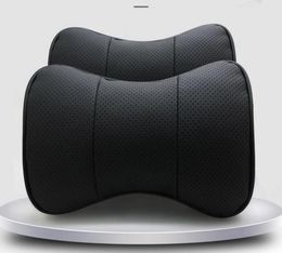 neck cushion luxury custom 2pcs leather car seat neck cushion pillow car headrest for all buick2612200