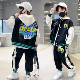 Clothing Sets Winter Autumn Boy For Children Hoodie Tracksuit Clothes Football Outfit Kids Children's Set 6 7 8 9 10 11 12 13 14 15 Years