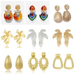 New Personalised Exaggerated Resin Alloy Fashion Creative Earrings