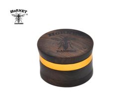 HORNET Premium Rosewood Handmade Tobacco Herb Grinder Wooden Grinder 60 MM 4 Layers Aluminium Sharp Diamond Teeth Smoking Herbal Gr7345861