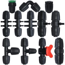 Connectors Kesla 20pcs 16mm Pe Tubing Water Connecters 1/2 to 3/8'' 1/4'' 1/8'' 6.0mm Pipe Coupling Adapter Garden Irrigation Fittings