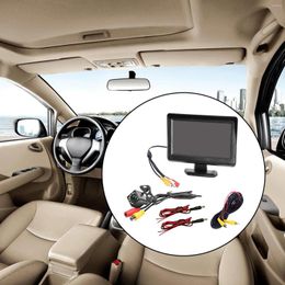 Rear View Monitor Screen 4.3" LCD Colourful Black Vehicle Parking System Fit For Car Owner