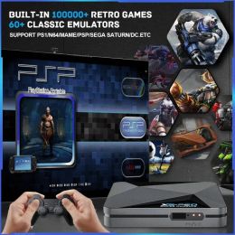 Consoles Super Host X2pro Home Electronic Game Console Three Systems One Game Settop Box Builtin 100000 Classic Games Supporting Tv