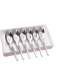 Stainless Steel Soup Spoon Asian Japanese Chinese Soup Spoons with Deep Bowl Healthy and Heavy Weight Dishwasher Safe4403787