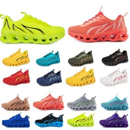 spring men women shoes Running Shoes fashion sports suitable sneakers Leisure lace-up Color black white blocking antiskid big size GAI 36