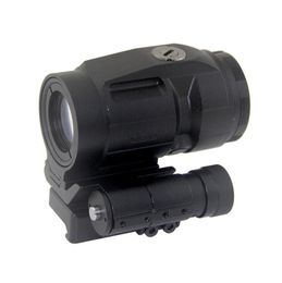 Tactical JULIET3 3x Magnifier Scope 3x22 Hunting Rifle Optics PushButton Mount with Spacers2681687