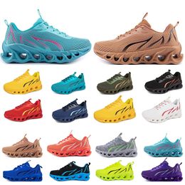 spring men women shoes Running Shoes fashion sports suitable sneakers Leisure lace-up Color black white blocking antiskid big size GAI 61