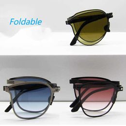 Sunglasses Designer for Men Women fashion Luxury Designer Brand Foldable frame storage sunmmer beach Sunglass High Quality eyeglass Glasses Sun glass Polarised