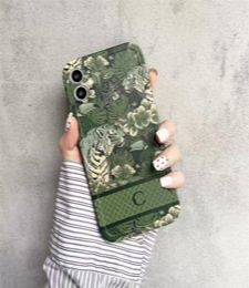 Green Forest Designer Phone Case Classic Letter Fashion Shockproof Phones Cases For IPhone 11 12pro Max 13Pro Max Xs Xr 78 P High1356747