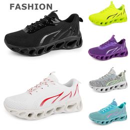 men women running shoes Black White Red Blue Yellow Neon Green Grey mens trainers sports fashion outdoor athletic sneakers eur38-45 GAI color1
