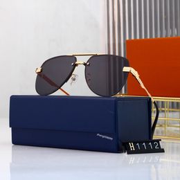 fashion designer sunglasses men classic attitude metal Pilot Oval frame popular retro avantgarde outdoor uv 400 protection sunglasses