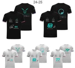 Men's T-Shirts F1 Racing T-shirt Mens and womens summer team short-sleeved jersey with the same customised