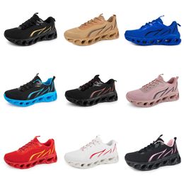 women men GAI running shoes white black yellow purple Brown trainers sports red Brown Breathable outdoor platform Shoes Six TR