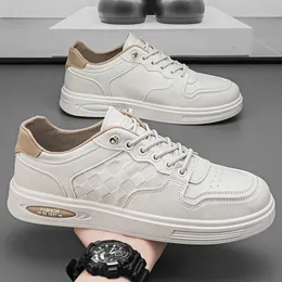 Breathable Flat Men Running Comfort White Khaki Black Shoes Mens Trainers Sports Sneakers Size 39-44 GAI Color16 28461 s