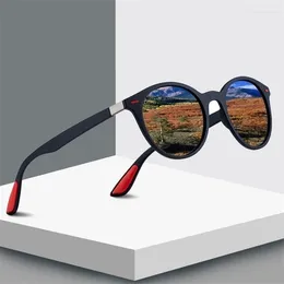 Sunglasses Polarized For Men Women Fashion Round Full Frame Sun Glasses Brand Designer Outdoor Sport Goggles UV400 Gafas De Sol