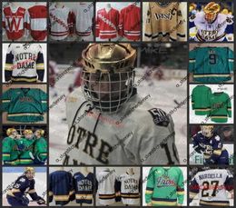 College Hockey Wears NEW College Hockey Wears 18 Jake Evans Hockey Jersey 40 Cal Petersen 26 Steven Fogarty 9 Anders Lee 5 Robbie 8045629