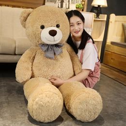 Big Size American Bear Plush Toys Soft Stuffed Animal Cute Teddy Doll Baby Hug Pillow Girls Valentine Lover Birthday Gift 240223