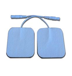 30 pcs non woven cloth backing support mini tens ems body massager reusble electrode pads high quality8416479