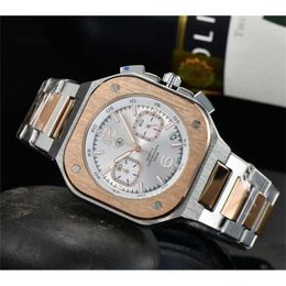 12% OFF watch Watch Bell Ross Global Limited Edition Stainless Steel Business Chronograph Luxury Date Casual Quartz Mens